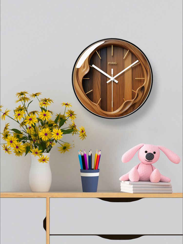 Yipula 7257 Nordic Creative Fashion Modern Simple Living Room Home Silent Sweep Second Quartz Clock Wall Watch_voghion.com