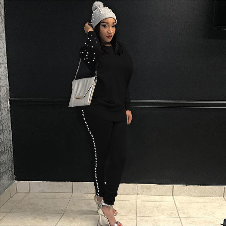 Set di palle di cannone in due pezzi casual alla moda da donna_voghion.com