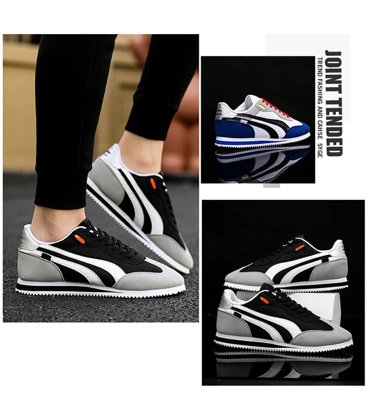 Spring New 2024 Fashion Yellow Low Casual Men Comfortable Flats Outdoor Sport Shoes Trainers Mens Sneakers Basket Homme_voghion.com