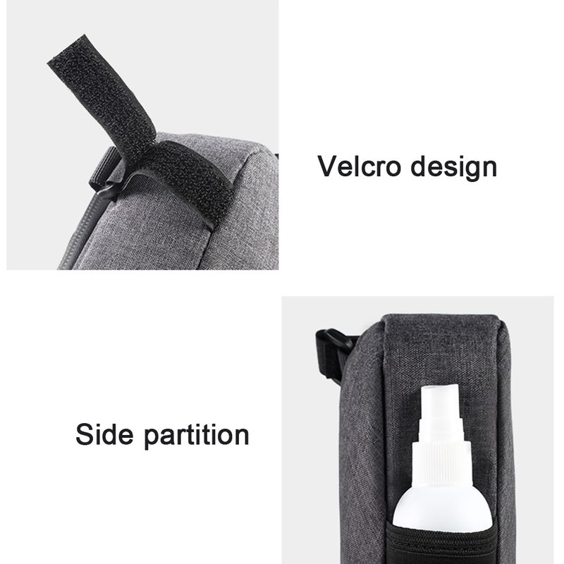 Lihao Reise-wasserdichte Fahrrad-Vorderrohrrahmentasche, Fahrradtasche, Fahrradzubehör, Grau_voghion.com