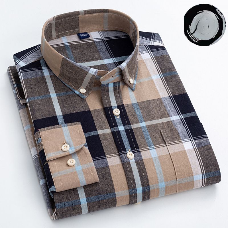 Chemise japonaise en lin et coton pour jeunes hommes, printemps et automne, manches longues, chemise décontractée en lin transfrontalière pour hommes_voghion.com