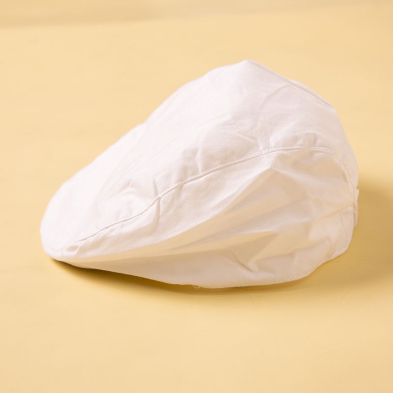 SAMGAMI BABY Ensemble trois pièces pour garçon, version coréenne, barboteuse à manches courtes, gilet et chapeau, blanc, nœud papillon, bretelles_voghion.com