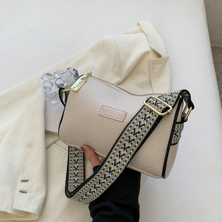 Borsa a tracolla versatile di alta qualità, casual e di alta qualità, con tracolla larga, per donne, nuova nicchia, alla moda e semplice, 2025_voghion.com