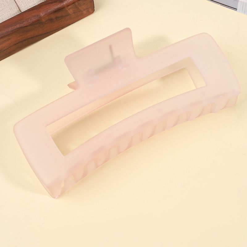 Summer Matte INS-style Transparent Candy Color Large Back-of-Head Claw Clip - Elegant Heart & Cloud Shark Clip_voghion.com