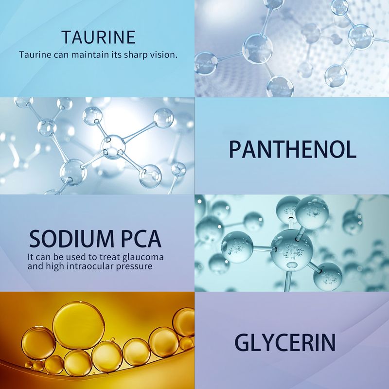 Gotas lubricantes para los ojos EELHOE: alivia el enrojecimiento, la fatiga ocular, la sequedad, la visión borrosa y humecta los ojos._voghion.com