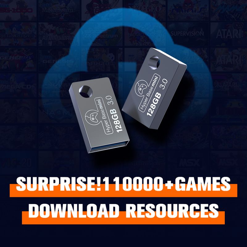 128GB Portable USB 3.0 Disk Latest Batocera 37. Linux System Game Player With 43000+ Games 70+ Emulators For_voghion.com