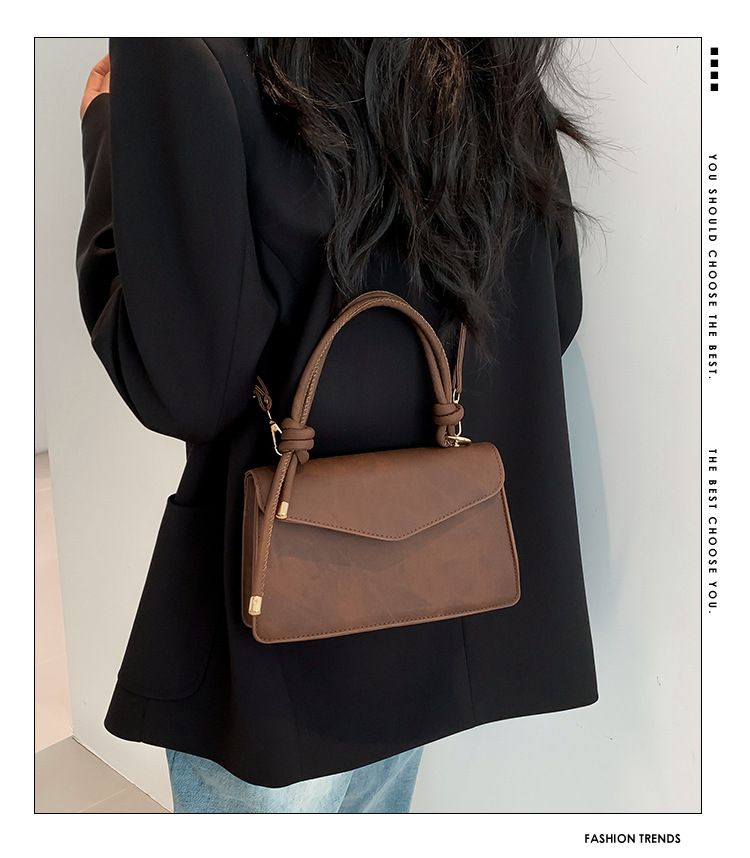 Versatile tracolla singola scozzese per donna, borse, tendenza primaverile, sensazione di fascia alta, piccola borsa quadrata portatile_voghion.com