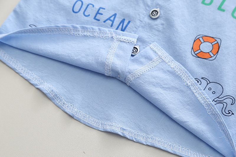 2024 Novas roupas infantis verão bebê 0-5 anos desenho animado manga curta camisa shorts conjunto de duas peças_voghion.com