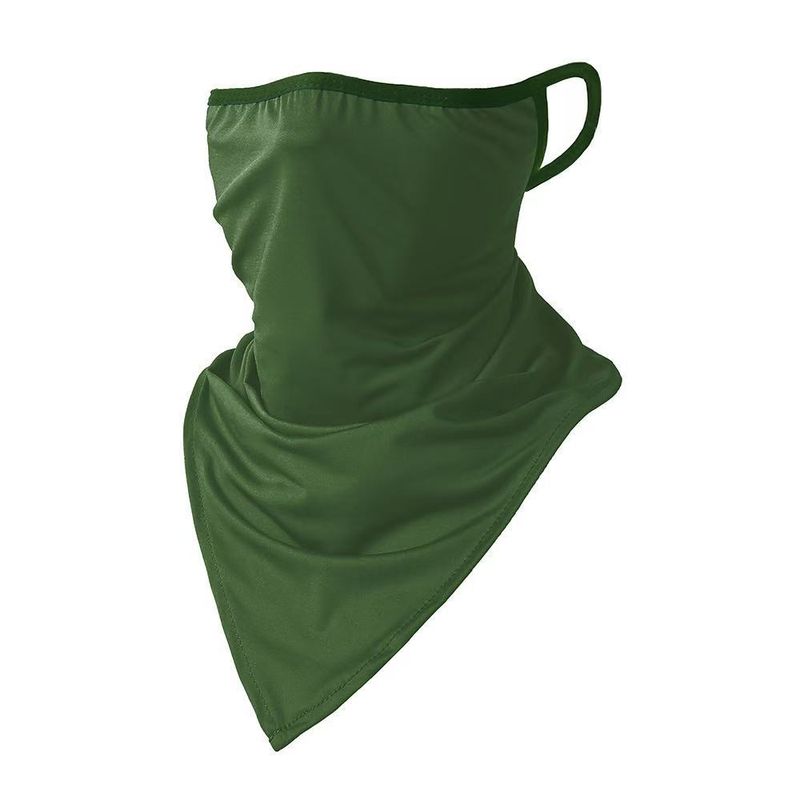 LazyZoom Cycling Mask Sports Ear Hanging Ice Silk Triangle Scarf Unisex Outdoor Multi-functional Sun Protection Face Towel_voghion.com