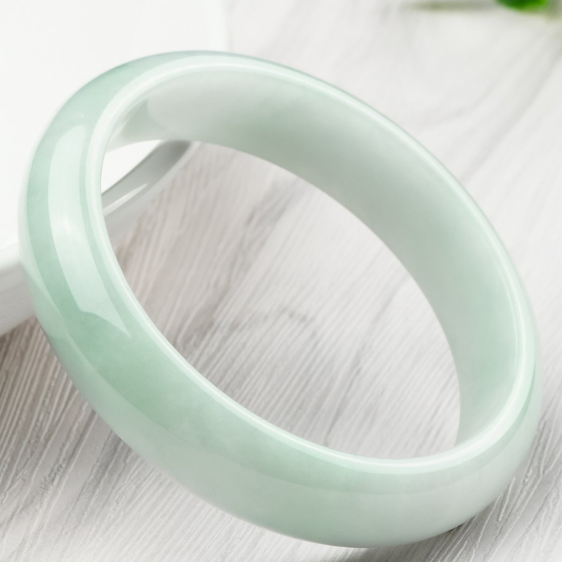 Natural Burmese Type A Jadeite Bracelet Jade Bangle_voghion.com