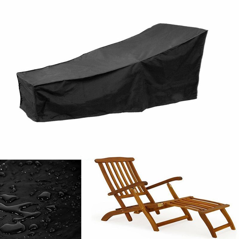 210D Furniture Cover Oxford Cloth Outdoor Garden Recliner Cover Dust Cover Sun Protection Anti-aging Chair Cover_voghion.com