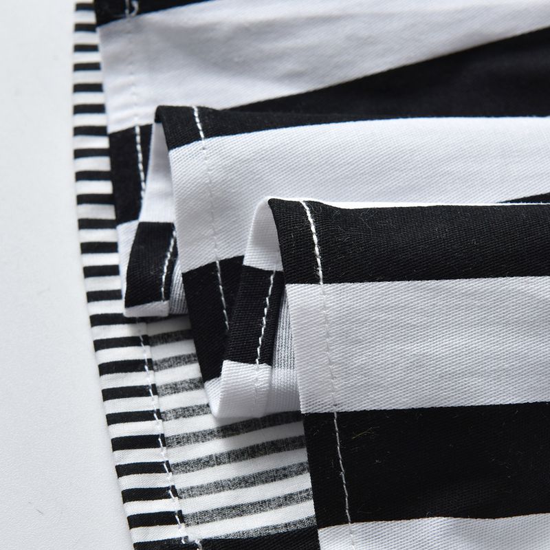 Herbst Und Winter Jungen Langarm-shirt Set Mode Muster Passenden Gestreiften Hemd Mit Hosenträger Hosen Set_voghion.com