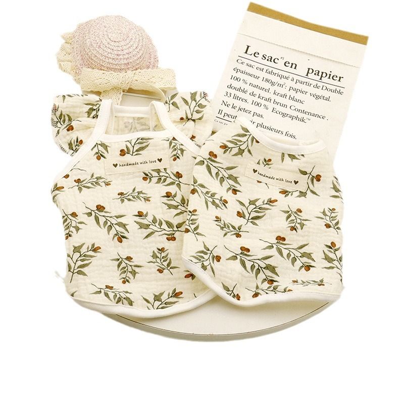 Haustier Frühling Sommer Ins Japanische Koreanische Katze Französische Bulldogge Kleine Hundekleidung Home Pyjamas_voghion.com