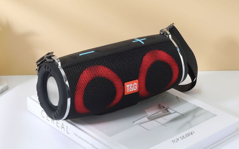 TG642 wireless Bluetooth subwoofer high volume outdoor portable waterproof car dual color light speaker_voghion.com