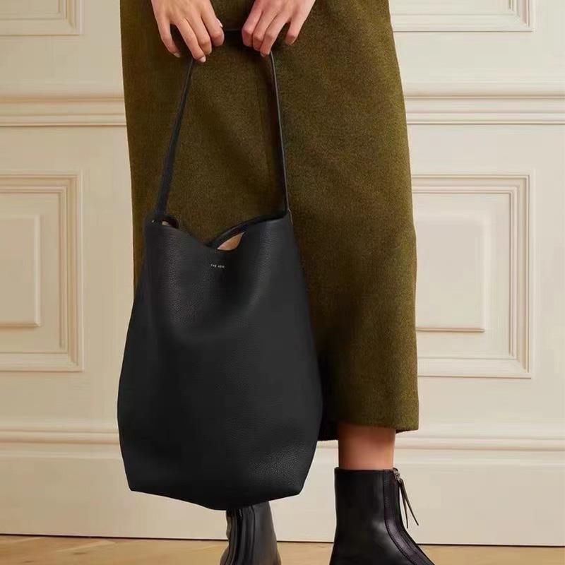 Borsa a tracolla alla moda da pendolare, grande capacità, in vera pelle con texture litchi, per donna_voghion.com