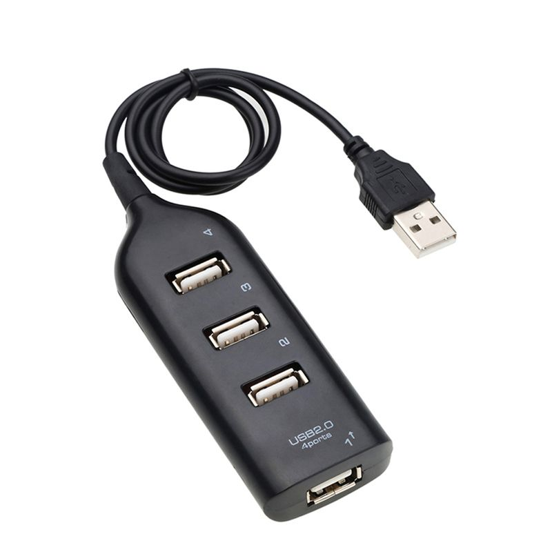 4 Ports Hochgeschwindigkeits-USB 2.0-Erweiterungs-Hub-Splitter-Adapter für PC-Laptop-Computer_voghion.com