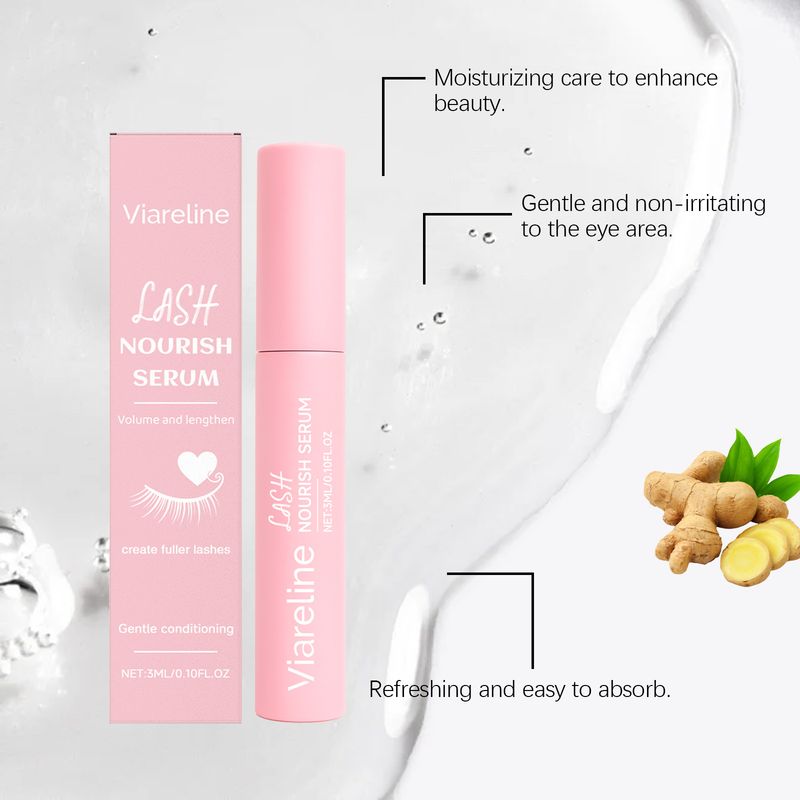Viareline Mascara Gentle Lightweight Non-Sticky Eyelash Gloss Natural Curl Care_voghion.com