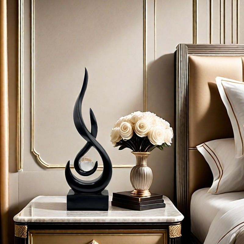 Creative High-End Flame Play Bead Ornament Suitable For Gifts Living Room Wine Cabinet Dation Soft Furnishing Home_voghion.com
