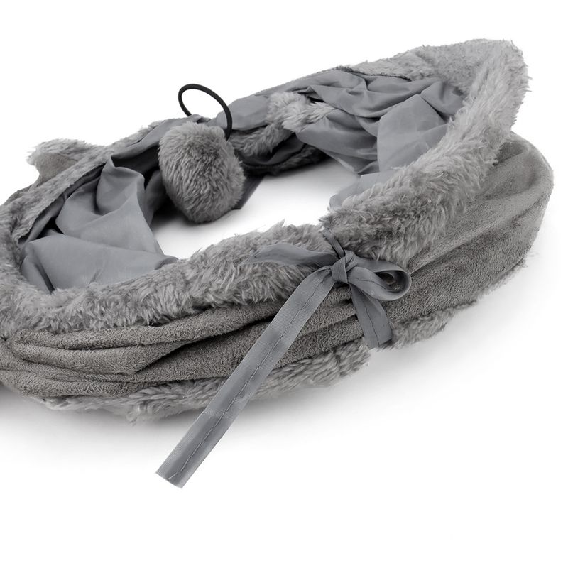 Puppy Pluche Bal Huisdier Speelgoed Tent Tunnel Buis Opvouwbare Opslag Fluwelen Kat Kanaal Boor Emmer_voghion.com