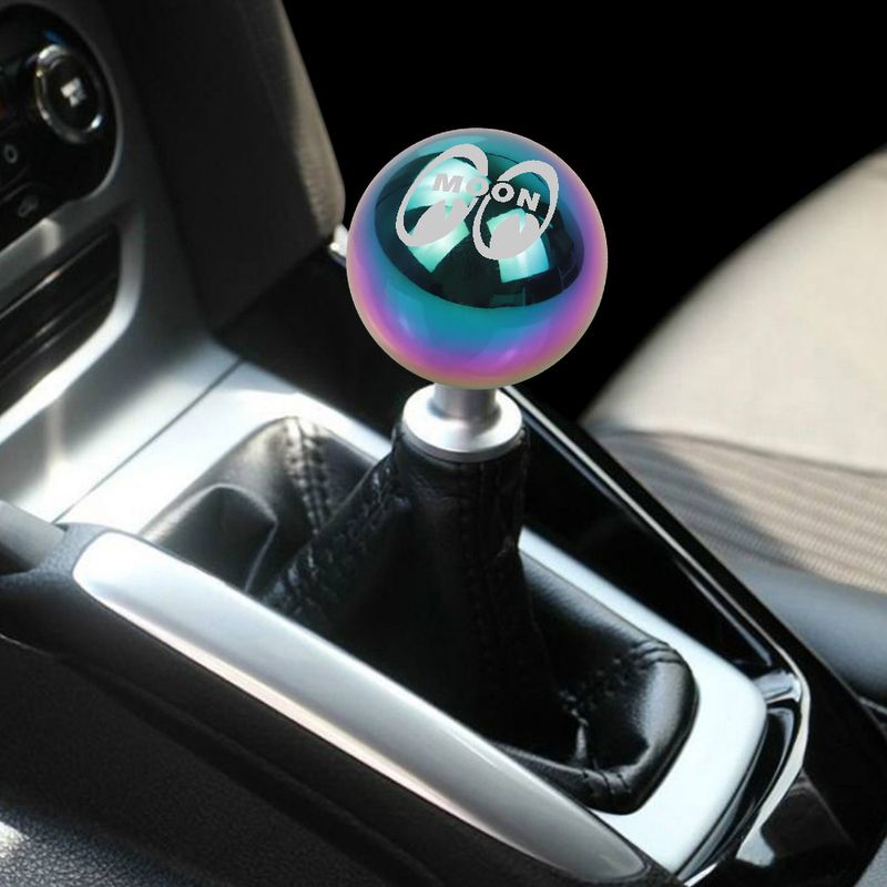 Perilla de cambio de marchas universal nueva Kawaii Mooneyes con forma esférica y redonda para transmisión manual de coche_voghion.com