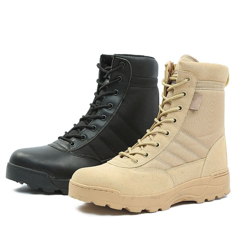 Herren-Wanderschuhe, hohe taktische Stiefel, leichte, belüftete, atmungsaktive Wander- und Trekkingschuhe_voghion.com
