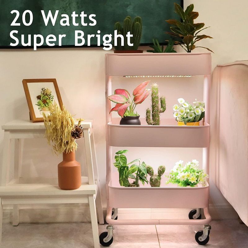 LED Plant Growth Supplementary Light Seedling Indoor Planting Full Spectrum LED Panel Light_voghion.com