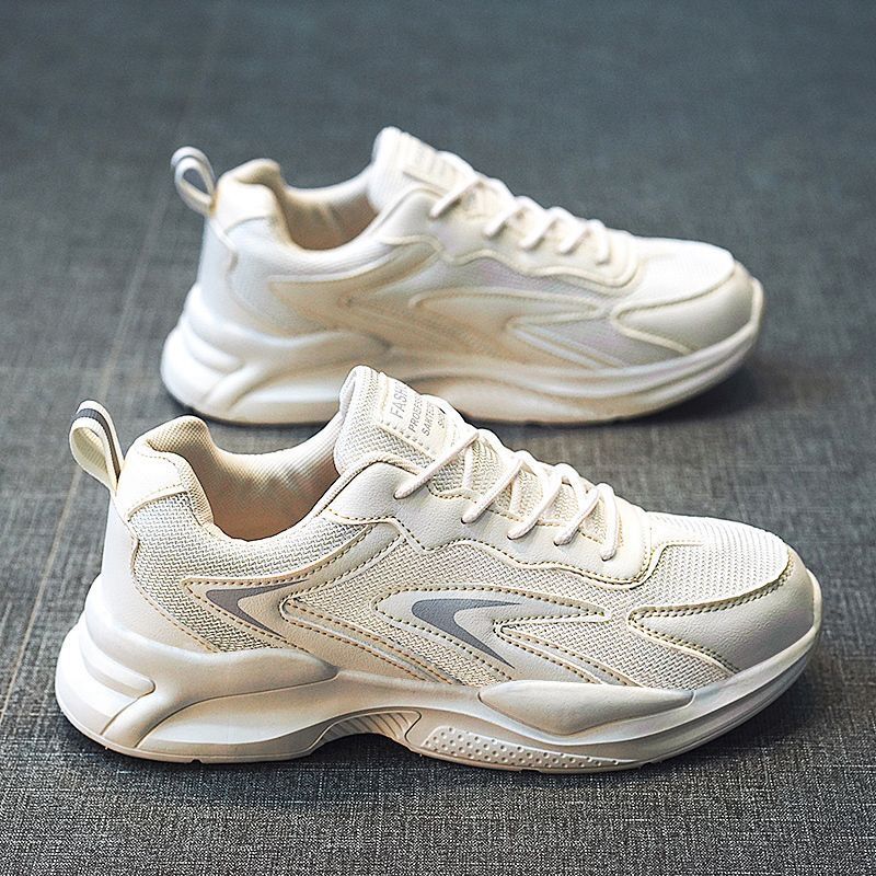 Unbeatable Quality Men's Summer New Breathable Mesh Men's Sports Korean Version Versatile Small White Shoes, Thickness Running Casual Shoes_voghion.com