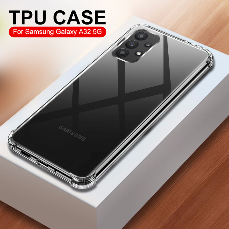 Transparente Silikonhülle für Samsung Galaxy A82 A22 A72 A75 A32 A42 A12 5G S21 Ultra S21+ Hülle Vier_voghion.com
