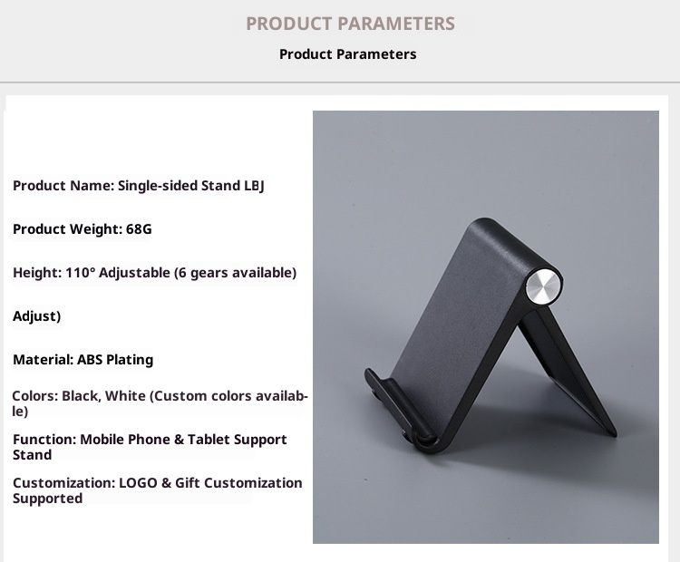 Supporto per telefono pieghevole da tavolo, portatile, semplice, creativo, piccolo, regalo, supporto all'ingrosso_voghion.com