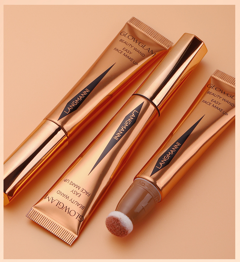 Langmanni New Air Cushion Shaping Powder Rouge Highlight-Kombination Mehrfarbiges optionales Make-up_voghion.com