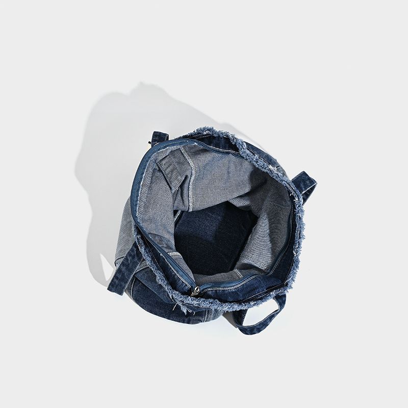 Borsa a tracolla casual da ascella, grande capacità, in denim, nuova primavera ed estate 2025, borsa per computer, nuova marea_voghion.com