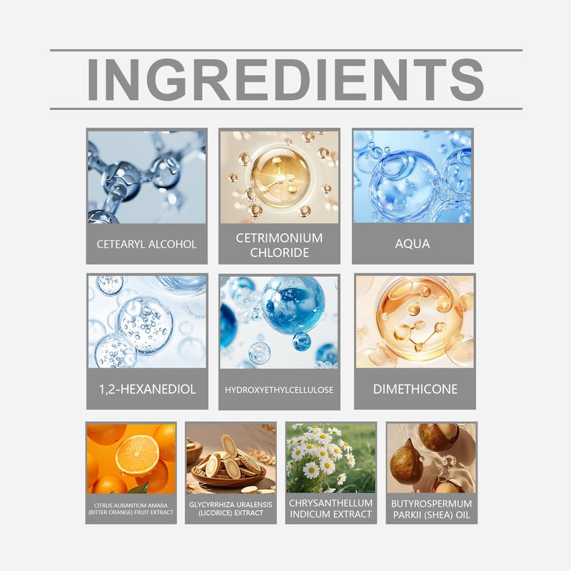 HOEGOA Conditioner Daily Care For Dry And Frizzy Moisturizing Smooth Shiny Fragrant Hair_voghion.com