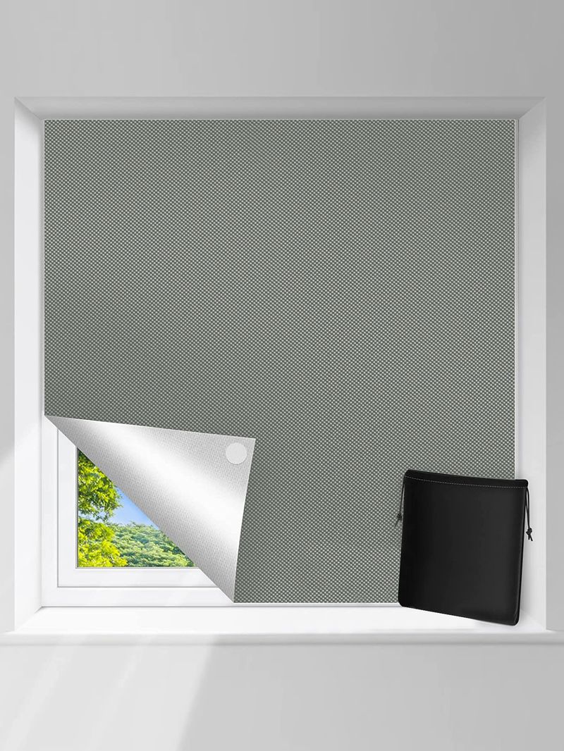 kotitekoiset kannettavat matkaverhot 100 pimennysimukuppia itseliimautuvat DIY-verhot_voghion.com