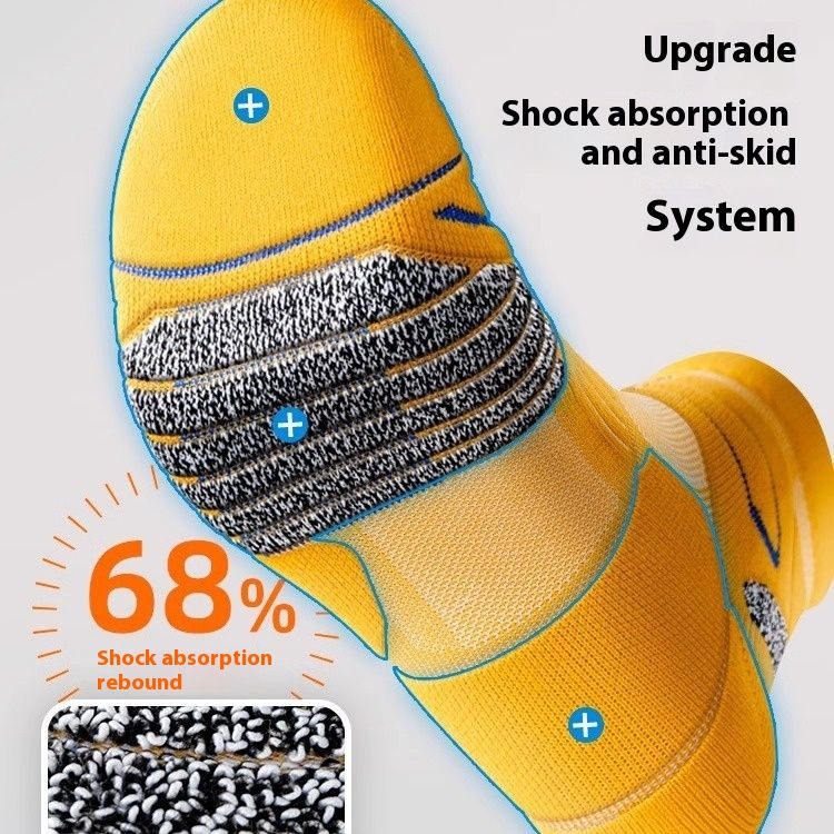 Marathon professionelle laufschuhe männer herbst winter mittlere länge handtuch unten verdickt sport anti geruch und schweiß absorbieren_voghion.com