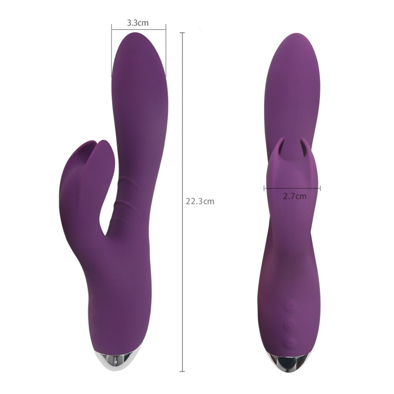 Sliding Massage Kneading Bunny Rabbit Vibrators 10 Modes Dual Motor G-spot Clitoris Stimulator Sex Toys For Wo_voghion.com