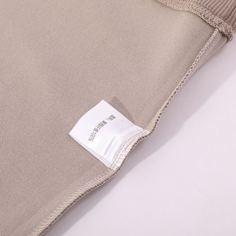 Dissang Cotton Crew Neck Sweatshirt Autumn Winter New Pullover Long Sleeve Unisex Casual Solid Color Top Versatile Base_voghion.com