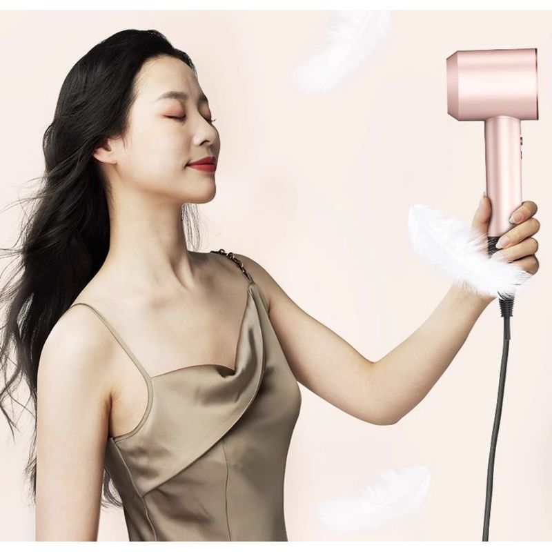 High end gift box set with ins style, high aesthetic value, no leaves, high-speed dryer, negative ion hair care_voghion.com