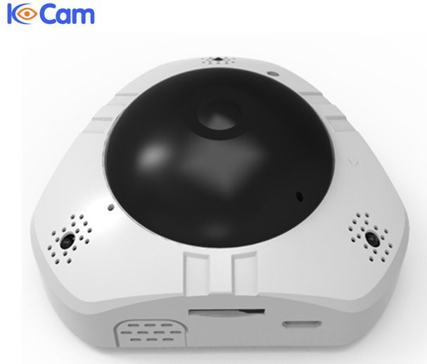 Telecamera panoramica fisheye VR con sorveglianza WIFI remota HD Smart Home a 360 gradi_voghion.com