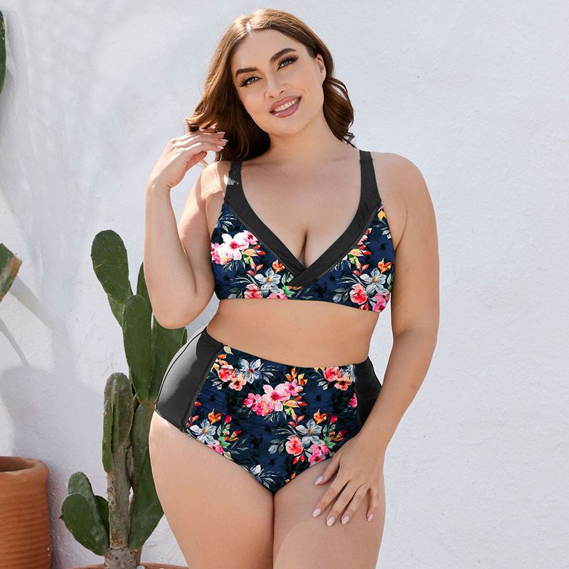 Hot Selling Bikini Sexy Plus Fat Plus Multi-Color Optional Split Swimsuit for Women_voghion.com