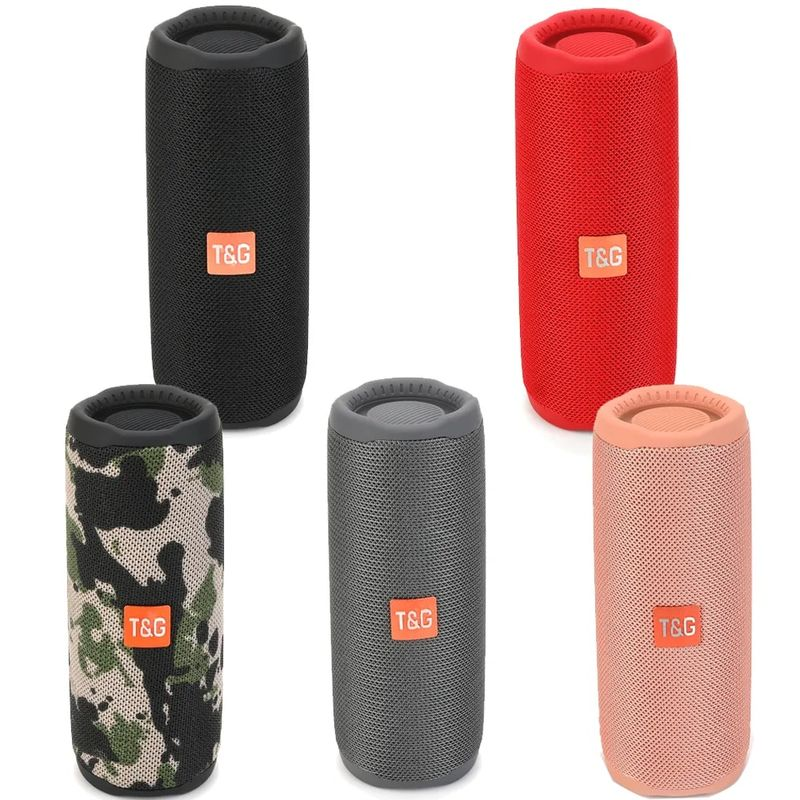 TG365 10 W bezvadu portatīvais skaļrunis Bluetooth5.0 ūdensizturīgs mini TF kartes zemfrekvences skaļrunis āra AUX USB stereo basa mūzika_voghion.com