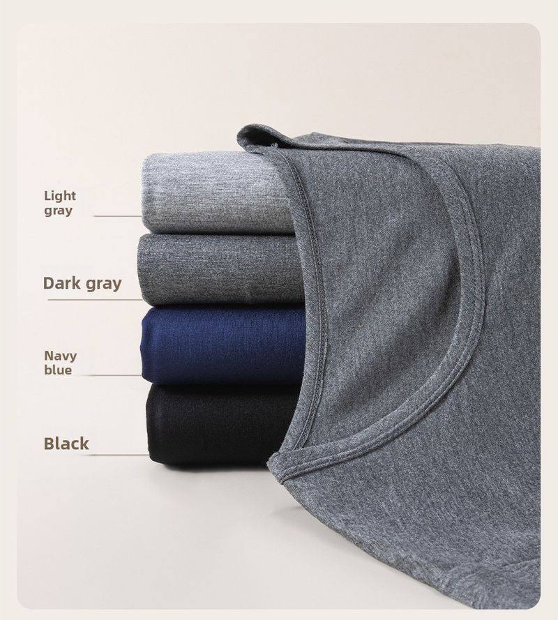 Men's Thermal Underwear Thin Top And Pants Autumn Clothes Set For Men_voghion.com