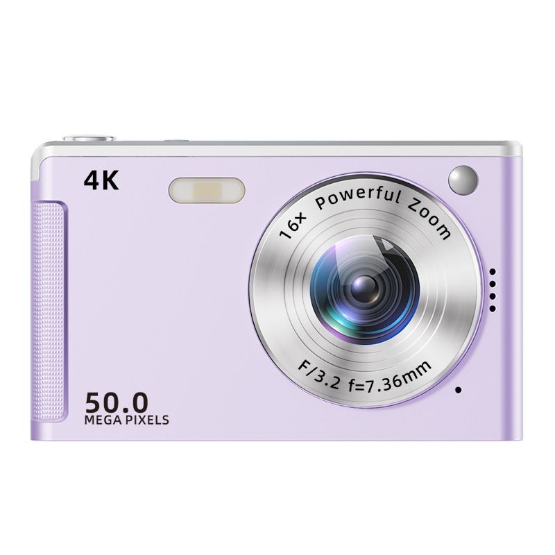 2024CCD HD Digital para estudantes e crianças, gravador de vídeo 4K de 50,0 milhões, câmera de cartão portátil_voghion.com