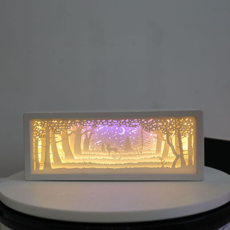 Lampada creativa per intaglio di carta 3D a striscia lunga di celebrità di Internet, luce notturna, ombra, illuminazione per compleanno, camera da letto, piccolo regalo_voghion.com