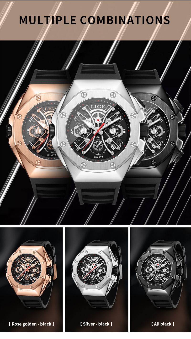 Herren-Quarzuhr im Skelett-Design mit Datumsanzeige, wasserdichte, sportliche und stilvolle Armbanduhr für einen lässigen und aktiven Lebensstil_voghion.com