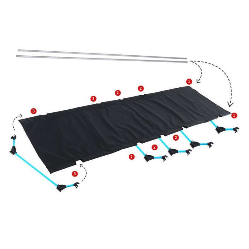 Lit-repas militaire pliable et léger pour l'extérieur, lit de camping simple et de loisirs_voghion.com