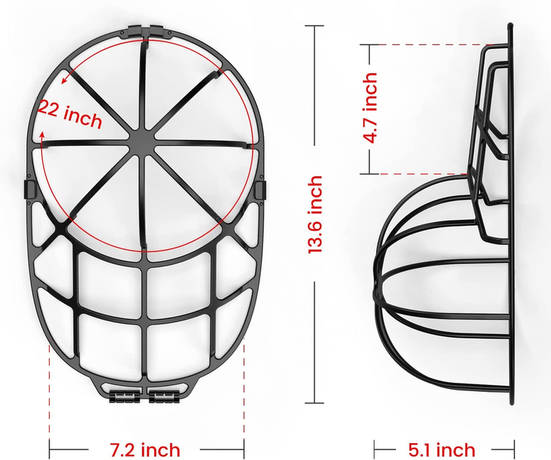 Casquette de Baseball rondelle Anti-déformation casquette protecteur support pour lave-vaisselle lavage hine chapeau nettoyage cadre Cage stockage chapeau_voghion.com