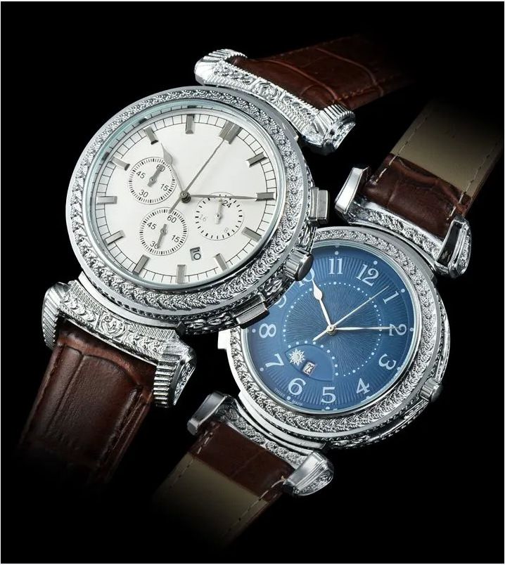 Produkt Meistverkaufte Herren Lederarmband Casual Quarzuhr_voghion.com