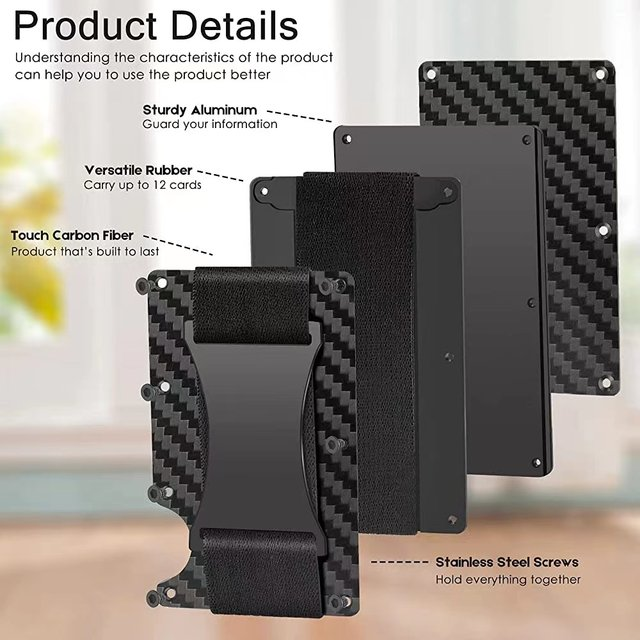 Card Holder Aluminium Case And Money Anti Theft RFID Designer Luxury For Men Porta Credencial Tarjetero Wallet Male Slim Case_voghion.com