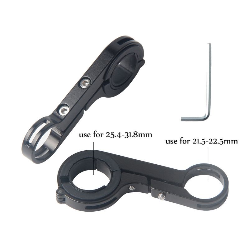 Bicycle Handlebar Extension Mount Light Flashlight Holder Clip Cycling Gear USB Power Bank_voghion.com