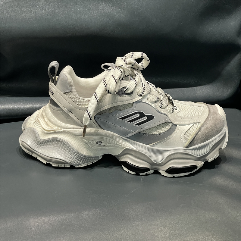 Autunno/Inverno 2023 Nuovo Spessa Suola Parigi Cargo Dad Liu Haoran Stesso Stile Walking Show Elevated Sport Scarpe da Donna_voghion.com